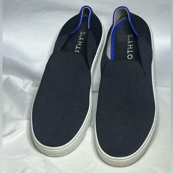 Rothy’s The Original Slip on Sneaker Women’s Size 9.5 Black - Picture 4 of 11